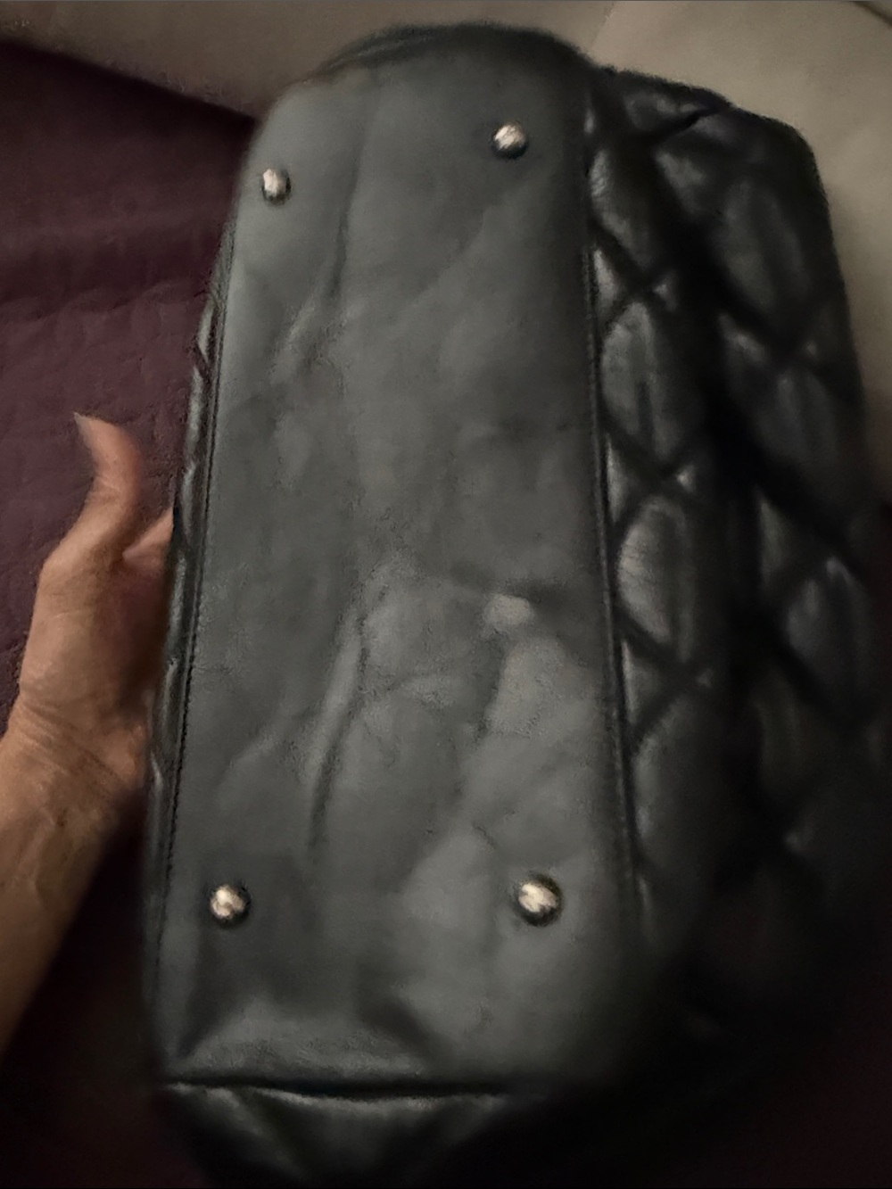 Quilted Leather Handbag - Picture 6 of 6